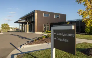 Metropolitan Behavioral Building entrance Exterior